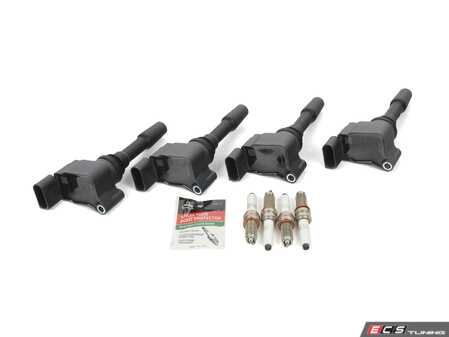 ES#4830796 - vag15tisKT - Ignition Service Kit  - Includes four genuine ignition coil packs, genuine spark plugs, and dielectric spark plug boot protection - Genuine Volkswagen Audi - Volkswagen