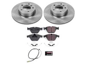 ES#3159770 - KOE6073 - Z17 Stock Replacement Brake Kit - Front - Includes Z17 ceramic brake pads, rotors, and stainless-steel hardware - Power Stop - BMW