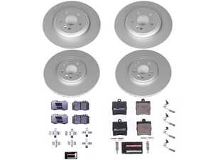 ES#3145487 - ESK4463 - Front & Rear Brake Service Kit - Featuring Power Stop Rotors, and pads - Power Stop - Mercedes Benz