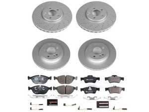ES#3145491 - ESK4507 - Front & Rear Brake Service Kit - Featuring Power Stop Rotors, and pads - Power Stop - Mercedes Benz