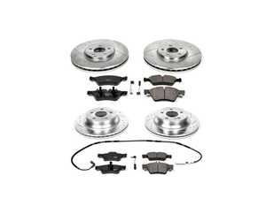 ES#3156987 - K4516 - Front & Rear Brake Service Kit - Featuring Power Stop Z23 Drilled & Slotted Rotors, and pads. - Power Stop - Mercedes Benz