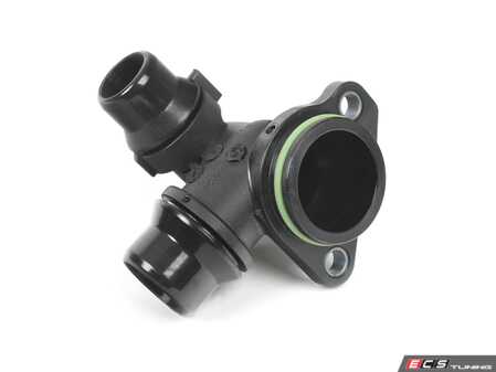 ES#4732047 - 11515A74E79 - Water pump housing coolant flange - Replace leaking or worn coolant flange with this Genuine BMW part - Genuine BMW - BMW