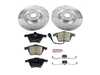 ES#3157231 - K5425 - Power Stop Z23 Evolution Sport Front Brake Kit (345mm) - A performance front axle upgrade featuring drilled & slotted rotors and low-dust carbon-fiber ceramic pads. - Power Stop - Volkswagen