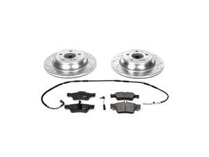 ES#3157539 - K6200 - Rear Brake Service Kit - Featuring Powerstop Z23 Rotors, and Pads - Power Stop - Mercedes Benz