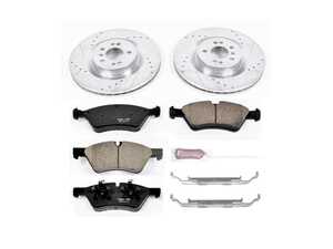 ES#3157701 - K6706 - Front Brake Service Kit - Featuring Powerstop Z23 Rotors, and Pads - Power Stop - Mercedes Benz