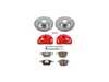 ES#3158106 - KC3015-26 - Z26 Street Warrior Brake Kit With Calipers - Front - Includes performance rotors, pads, and powder coated calipers! - Power Stop - BMW