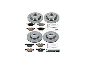 ES#3158832 - KOE2841 - Autospecialty Stock Replacement Brake Kit - Front and Rear - Includes all new Autospecialty OE style replacement rotors and Evolution ceramic brake pads. - Power Stop - BMW