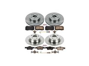 ES#3159153 - KOE4512 - Front & Rear Brake Service Kit - Featuring Power Stop Rotors, and pads - Power Stop - Mercedes Benz