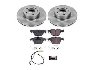 ES#3159235 - KOE4677 - Autospecialty Stock Replacement Brake Kit - Front - Includes all new Autospecialty OE style replacement rotors and Evolution ceramic brake pads. - Power Stop - BMW