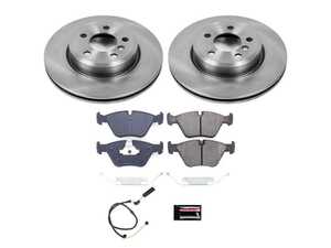 ES#3159436 - KOE5298 - Autospecialty Stock Replacement Brake Kit - Front - Includes all new Autospecialty OE style replacement rotors and Evolution ceramic brake pads. - Power Stop - BMW
