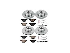 ES#3159615 - KOE5710 - Autospecialty Stock Replacement Brake Kit - Front and Rear - Includes all new Autospecialty OE style replacement rotors and Evolution ceramic brake pads. - Power Stop - BMW