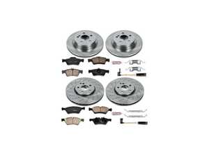 ES#3159896 - KOE6358 - Front & Rear Brake Service Kit - Featuring Power Stop Rotors, and pads - Power Stop - Mercedes Benz