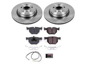 ES#3160110 - KOE7009 - Autospecialty Stock Replacement Brake Kit - Rear - Includes all new Autospecialty OE style replacement rotors and Evolution ceramic brake pads. - Power Stop - BMW