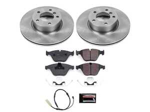 ES#3160116 - KOE7026 - Autospecialty Stock Replacement Brake Kit - Front - Includes all new Autospecialty OE style replacement rotors and Evolution ceramic brake pads. - Power Stop - BMW