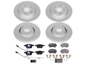 ES#3194875 - ESK4065Kt - Euro-Stop Front & Rear Brake Service Kit - A quality braking kit to restore performance at all four corners! - Power Stop - Audi