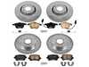 ES#3194876 - k4065KT - Z23 Evolution Sport Front & Rear Brake Service Kit - Includes Evolution Tru-Cast Drilled & Slotted rotors paired with Evolution Sport Pads - Power Stop - Audi