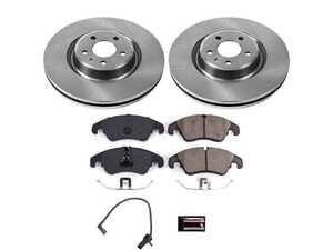 ES#3195181 - KOE6140 - Autospecialty Daily Driver Front Brake Service Kit - A fast, easy, and affordable solution to restore braking performance - Power Stop - Audi