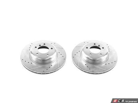 ES#3477497 - EBR1224XPR - Evolution Tru-Cast Drilled And Slotted Rotor Pair - Front (330x24) - Performance rotors built to cool quickly and prevent corrosion for years of rough us and abuse. - Power Stop - BMW
