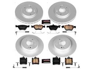 ES#3988831 - CRK2786 - Front & Rear Brake Service Kit - Featuring Power Stop Rotors, and pads - Power Stop - Mercedes Benz