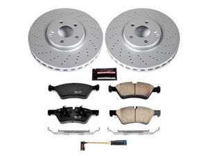 ES#3989154 - CRK6357 - Power Stop Z23 Front Brake Service Kit - Featuring Power Stop Z23 Rotors, and Pads - Power Stop - Mercedes Benz