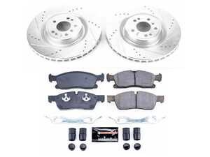 ES#3990232 - K6903 - Front Brake Service Kit - Featuring Powerstop Z23 Rotors, and Pads - Power Stop - Mercedes Benz