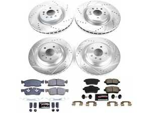 ES#3990307 - K7437 - Front & Rear Brake Service Kit - Featuring Power Stop Rotors, and pads - Power Stop - Mercedes Benz