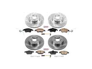 ES#3990543 - KOE6206 - Front & Rear Brake Service Kit - Featuring Power Stop Rotors, and pads - Power Stop - Mercedes Benz