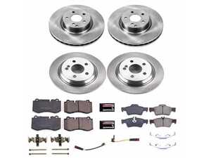 ES#3990598 - KOE6758 - Front & Rear Brake Service Kit - Featuring Power Stop Rotors, and pads - Power Stop - Mercedes Benz