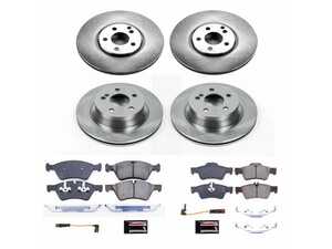 ES#3990679 - KOE7761 - Front & Rear Brake Service Kit - Featuring Power Stop Rotors, and pads - Power Stop - Mercedes Benz