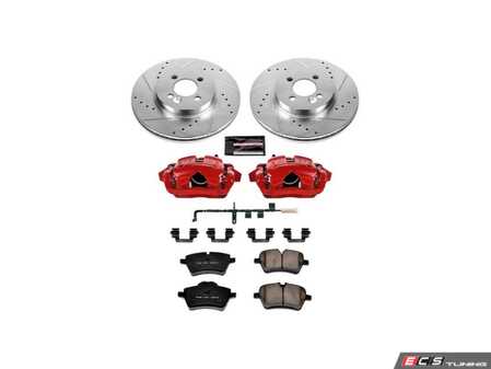 ES#4619871 - KC6068 - Z23 PowerStop Performance Brake Pads Rotors Kit - Front  - Give your vehicle the stopping power it should have had from the factory. Smooth, quiet, and seriously responsive. - Power Stop - MINI