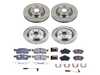 ES#4668791 - KOE8435 - Front & Rear Brake Service Kit - Featuring Power Stop Rotors, and pads - Power Stop - Mercedes Benz