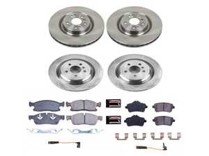 ES#4668791 - KOE8435 - Front & Rear Brake Service Kit - Featuring Power Stop Rotors, and pads - Power Stop - Mercedes Benz