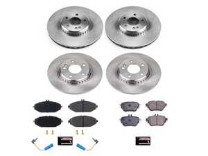 ES#4668796 - KOE8074 - Front & Rear Brake Service Kit - Featuring Power Stop Rotors, and pads - Power Stop - Mercedes Benz