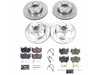 ES#4668884 - K6733 - Front & Rear Brake Service Kit - Featuring Power Stop Rotors, and Pads - Power Stop - Porsche