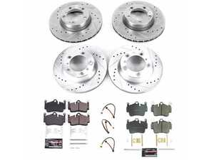 ES#4668884 - K6733 - Front & Rear Brake Service Kit - Featuring Power Stop Rotors, and Pads - Power Stop - Porsche