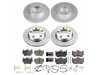 ES#4668886 - CRK6733 - Front & Rear Brake Service Kit - Featuring Power Stop Rotors, and Pads - Power Stop - Porsche