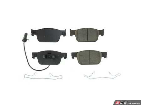 ES#4790875 - 17-1953 - Z17 Evolution Ceramic Front Brake Pad Set - Low-dust and noise-free premium ceramic brake pads with hardware - Power Stop - Audi