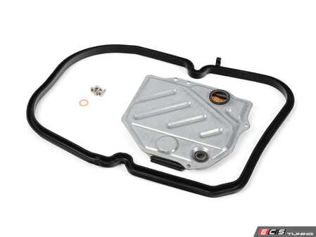 ES#2777147 - 1292770195KT3 - Automatic Transmission Filter And Gasket Kit - Includes OEM transmission filter, OEM oil pan gasket, and OEM oil drain plug gasket - Assembled By ECS - Mercedes Benz