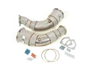 ES#4265531 - 034-105-4046 - 034Motorsport Stainless Steel Racing Catalyst Set - Designed as a drop-in replacement for the restrictive factory catalytic converters - offers increased horsepower and torque throughout the powerband, reduced turbocharger lag, improved throttle response, and enhanced exhaust note! - 034Motorsport - Audi
