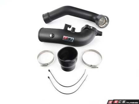 ES#4428259 - 090722ECS09 - B58 Charge Pipe Kit - Powdercoated Black - Replaces your stock plastic charge pipe for improved flow, horsepower, reliability! - ECS - BMW