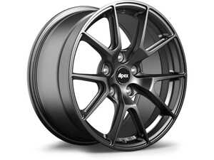 ES#4931815 - vs5178543571smKT - 17" Apex VS-5 Wheels - Set Of Four - 17x8.5 ET43 5x112 57.1CB - Satin Black - APEX Wheels - Audi Volkswagen