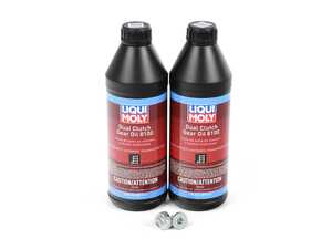 ES#4820511 - G8XM3MTSKT2 - Manual Transmission Service Kit - Includes the fluid and plugs needed to replace your manual transmission's fluid - Featuring Liqui-Moly's 8100 fluid and Genuine BMW drain/fill plugs - Assembled By ECS - BMW