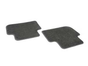 ES#3640865 - 83A061276MNO - Rear Carpeted Floor Mats - Black  - Help protect the interior of your Audi from the elements. - Genuine Volkswagen Audi - Audi