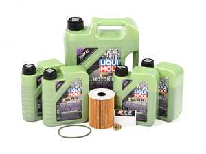 ES#4658305 - 0PB115403KTKT1 - Liqui Moly Molygen Oil Service Kit (5w-40)  - Includes Hengst filter and Liqui Moly Molygen New Generation A40 Spec oil - Assembled By ECS - Porsche