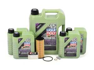 ES#4642920 - 27818000091KT1 - M157 Liqui Moly Molygen Oil Service Kit (5w-40) - Includes Hengst filter and Liqui Moly Molygen New Generation 229.5 Spec oil - Assembled By ECS - Mercedes Benz