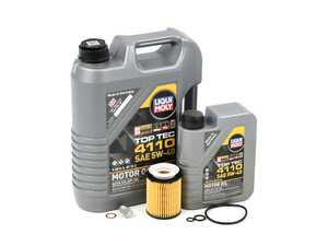 ES#4817928 - M260OILSERVICKT2 - M260 Liqui Moly Top Tec 4110 Oil Service Kit (5w-40) - Includes Hengst filter and Liqui Moly Top Tec 4110 MB 229.5 Spec oil - Assembled By ECS - Mercedes Benz