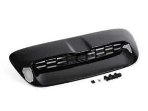 ECS Aggressive Hood Bonnet Air Intake Vent Scoop Cover - Gloss Black 