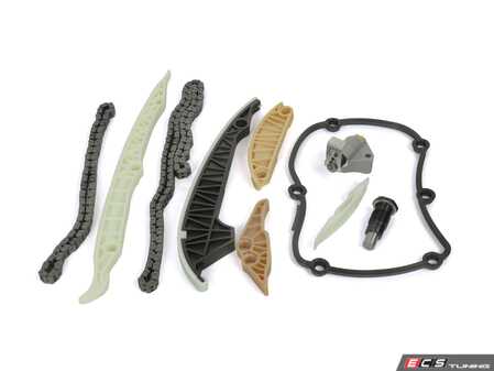 ES#4751234 - 06K109158BP2KT - Basic Timing Chain Kit - Includes chains, tensioners, and rails - Assembled By ECS - Audi