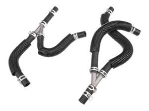 ES#4932265 - CY0619796PRM - Heater Hose Assembly - Features premium metal hose connector vs OEM plastic - URO Premium - Volkswagen