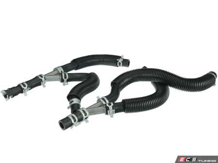 ES#4932276 - CY0619782PRM - Auxiliary Heater Hose Assembly - Features premium metal hose connector vs OEM plastic - URO Premium - Volkswagen